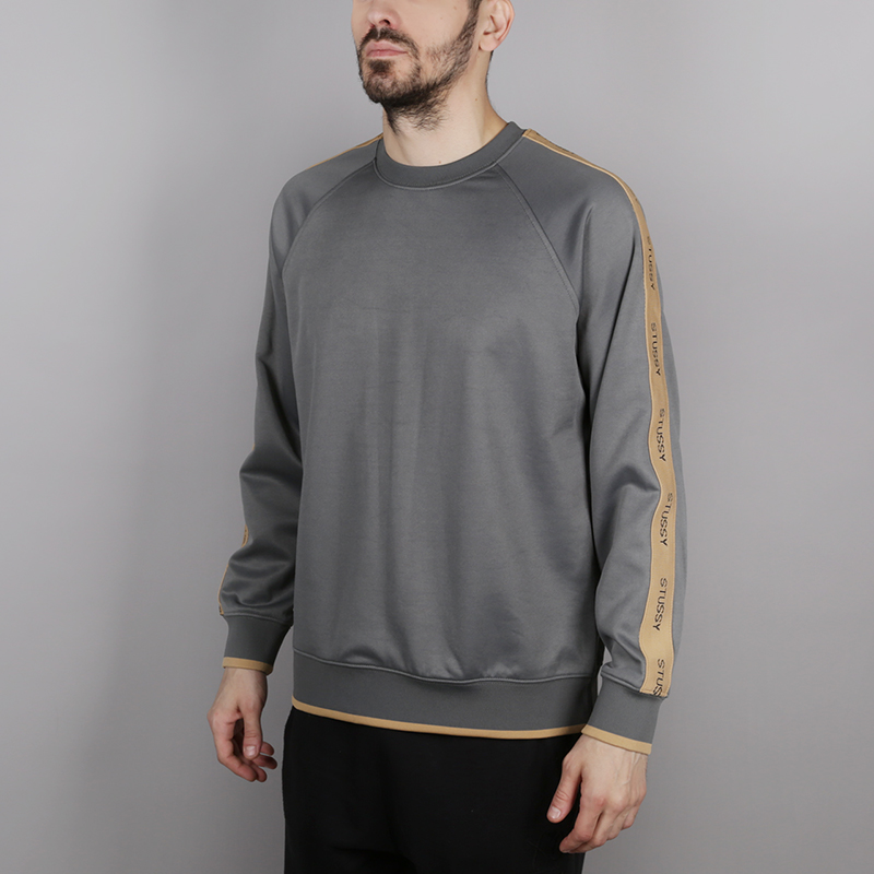 Мужская толстовка Stussy Poly Track Crew (118273)  - цена, описание, фото 2